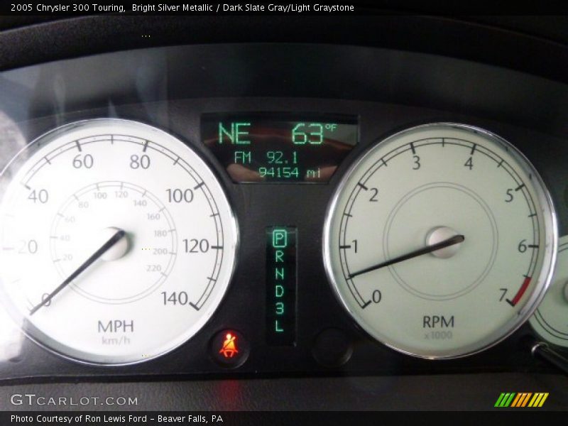 Bright Silver Metallic / Dark Slate Gray/Light Graystone 2005 Chrysler 300 Touring