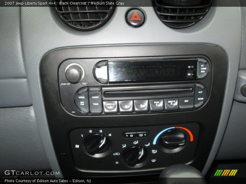 Black Clearcoat / Medium Slate Gray 2007 Jeep Liberty Sport 4x4