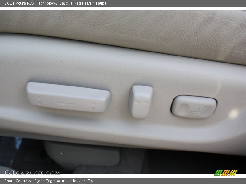 Basque Red Pearl / Taupe 2011 Acura RDX Technology