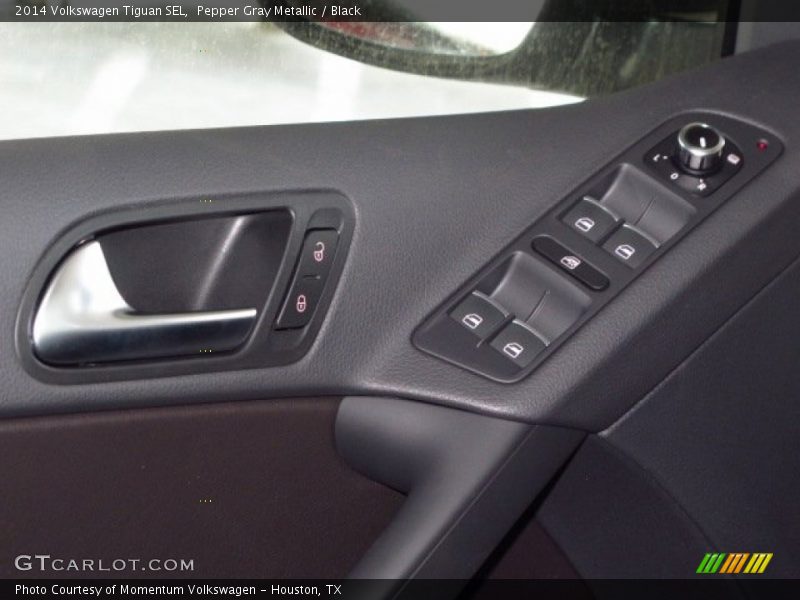 Pepper Gray Metallic / Black 2014 Volkswagen Tiguan SEL