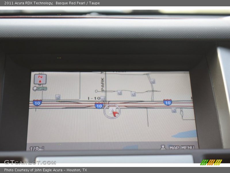 Basque Red Pearl / Taupe 2011 Acura RDX Technology
