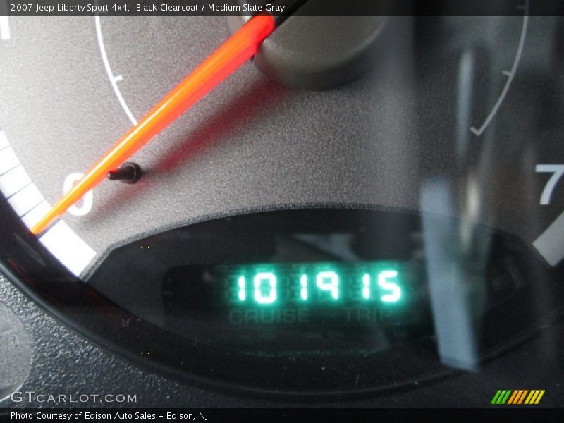 Black Clearcoat / Medium Slate Gray 2007 Jeep Liberty Sport 4x4