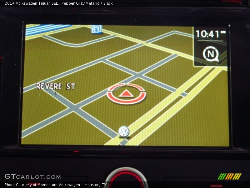 Pepper Gray Metallic / Black 2014 Volkswagen Tiguan SEL