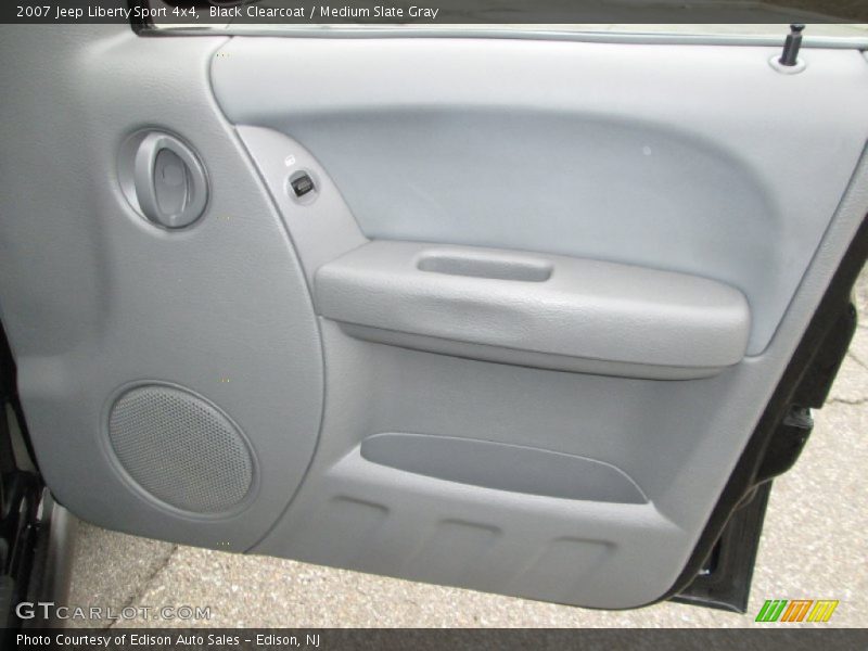 Black Clearcoat / Medium Slate Gray 2007 Jeep Liberty Sport 4x4