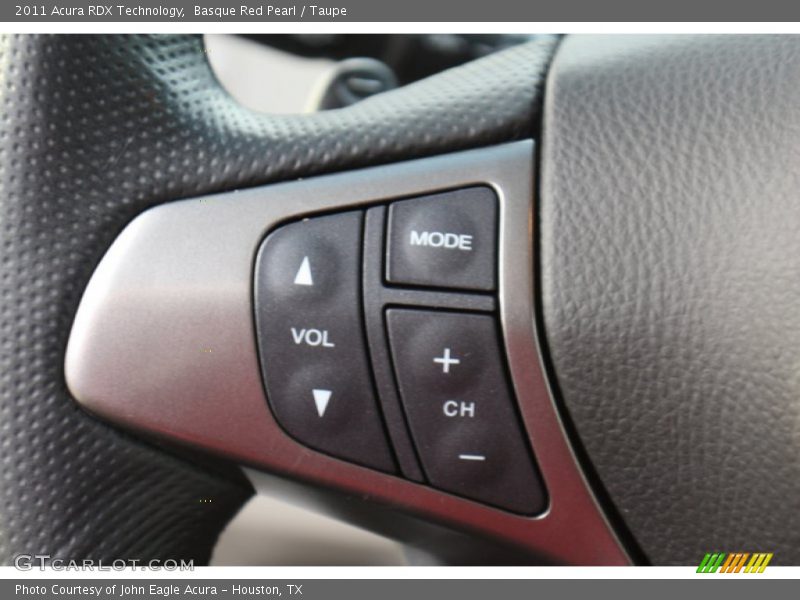 Basque Red Pearl / Taupe 2011 Acura RDX Technology