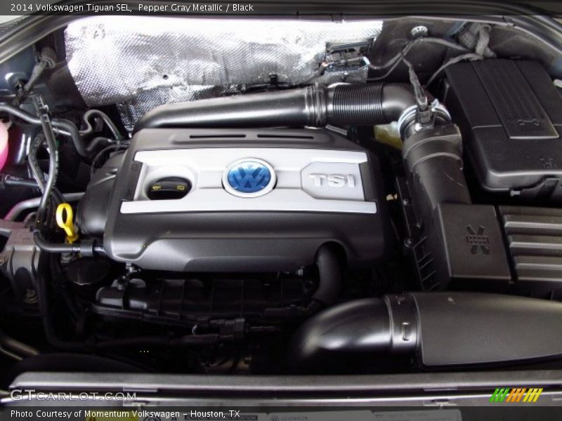 Pepper Gray Metallic / Black 2014 Volkswagen Tiguan SEL