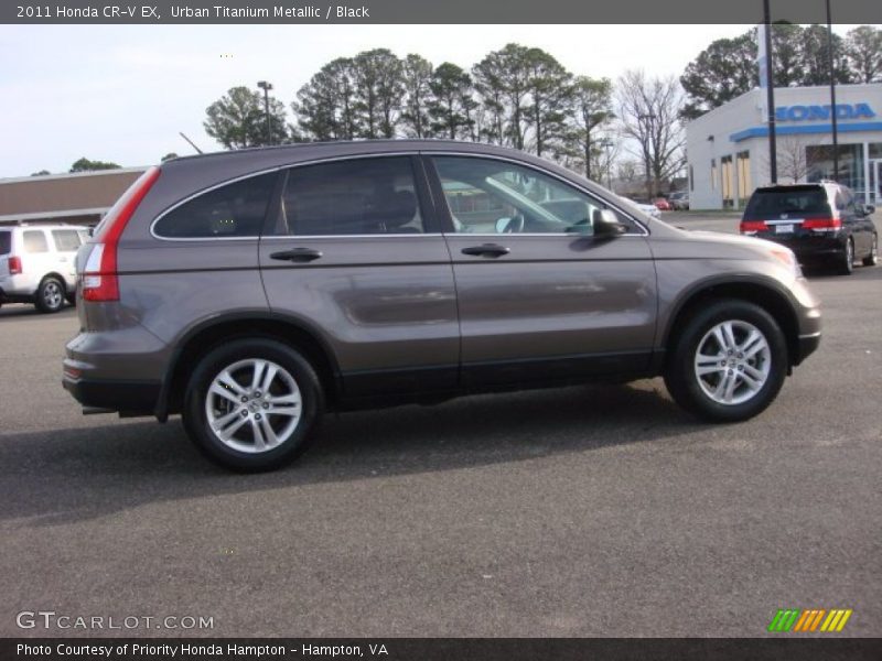 Urban Titanium Metallic / Black 2011 Honda CR-V EX