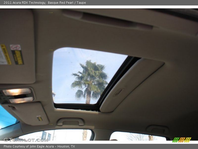 Basque Red Pearl / Taupe 2011 Acura RDX Technology