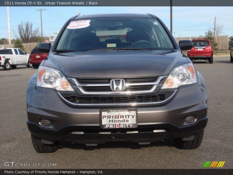 Urban Titanium Metallic / Black 2011 Honda CR-V EX