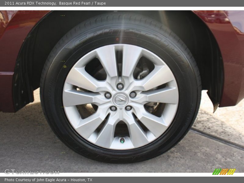 Basque Red Pearl / Taupe 2011 Acura RDX Technology