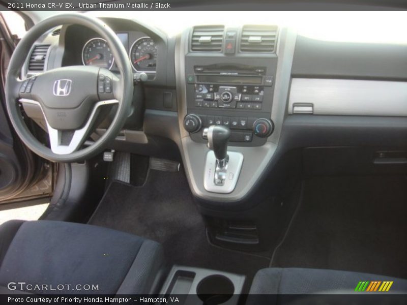 Urban Titanium Metallic / Black 2011 Honda CR-V EX