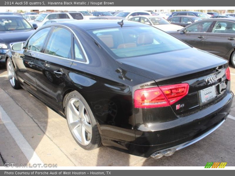 Havanna Black Metallic / Nougat Brown 2014 Audi S8 quattro S