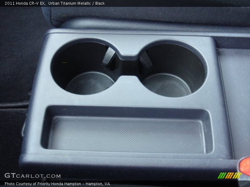 Urban Titanium Metallic / Black 2011 Honda CR-V EX