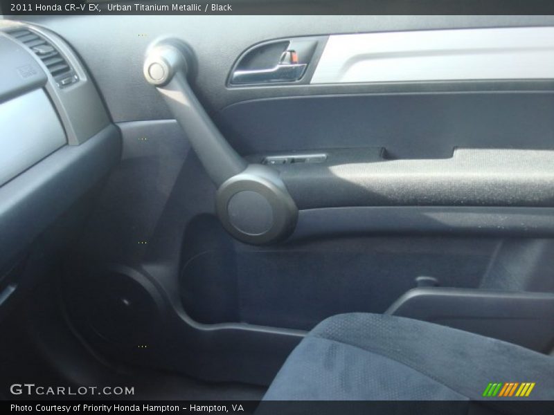 Urban Titanium Metallic / Black 2011 Honda CR-V EX