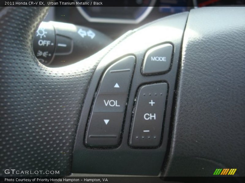 Urban Titanium Metallic / Black 2011 Honda CR-V EX