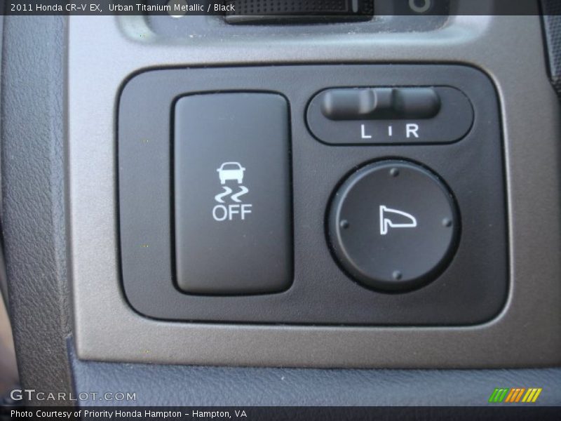 Urban Titanium Metallic / Black 2011 Honda CR-V EX