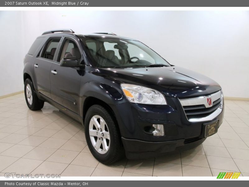 Midnight Blue / Gray 2007 Saturn Outlook XE