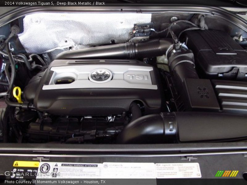 Deep Black Metallic / Black 2014 Volkswagen Tiguan S
