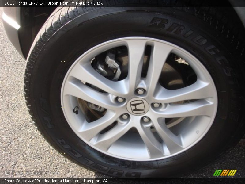 Urban Titanium Metallic / Black 2011 Honda CR-V EX