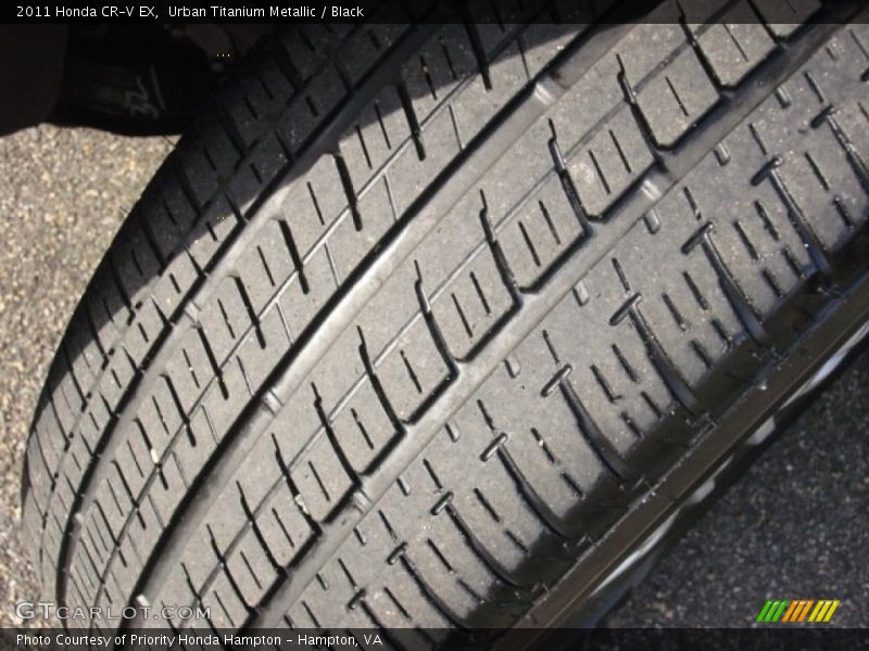 Urban Titanium Metallic / Black 2011 Honda CR-V EX