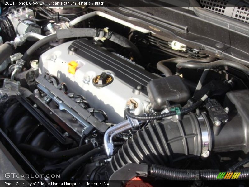 Urban Titanium Metallic / Black 2011 Honda CR-V EX