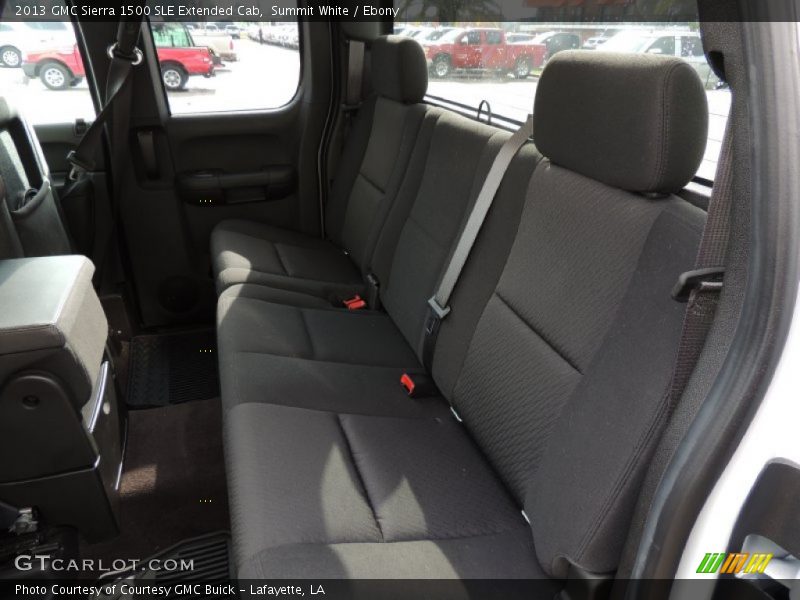 Summit White / Ebony 2013 GMC Sierra 1500 SLE Extended Cab