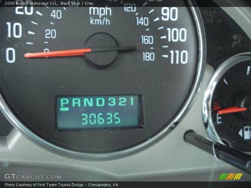 Black Onyx / Gray 2006 Buick Rendezvous CXL