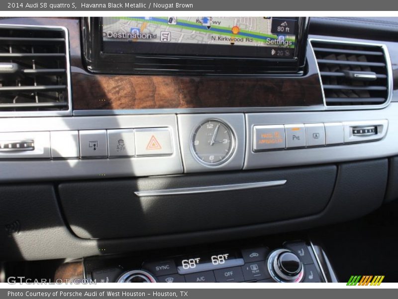 Havanna Black Metallic / Nougat Brown 2014 Audi S8 quattro S