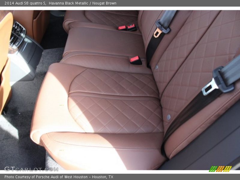 Havanna Black Metallic / Nougat Brown 2014 Audi S8 quattro S