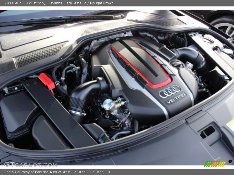  2014 S8 quattro S Engine - 4.0 Liter FSI Turbocharged DOHC 32-Valve VVT V8