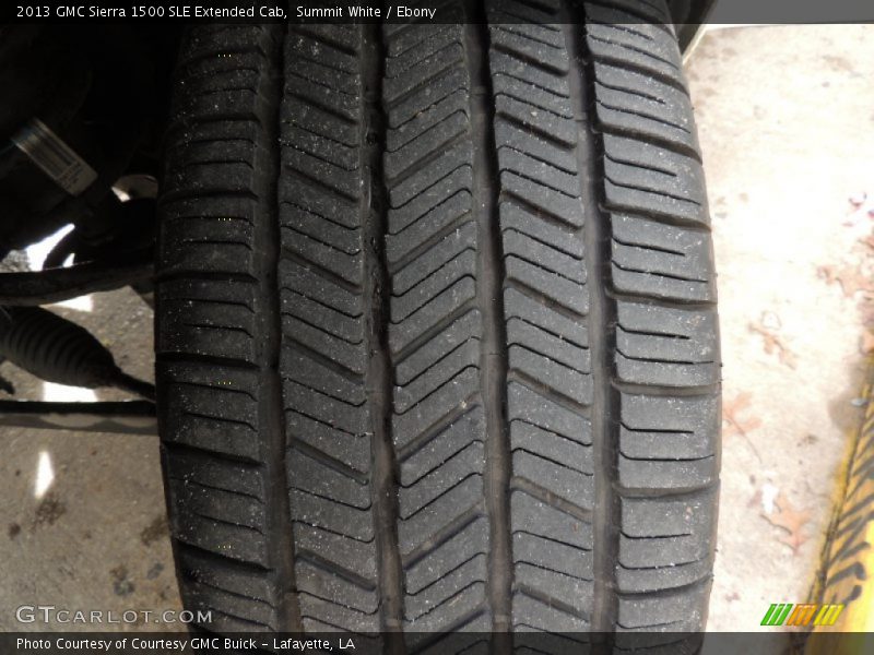 Summit White / Ebony 2013 GMC Sierra 1500 SLE Extended Cab