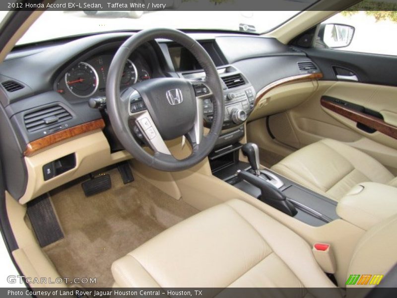  2012 Accord EX-L Sedan Ivory Interior