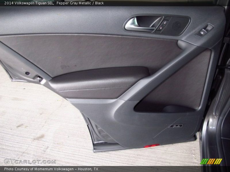 Pepper Gray Metallic / Black 2014 Volkswagen Tiguan SEL