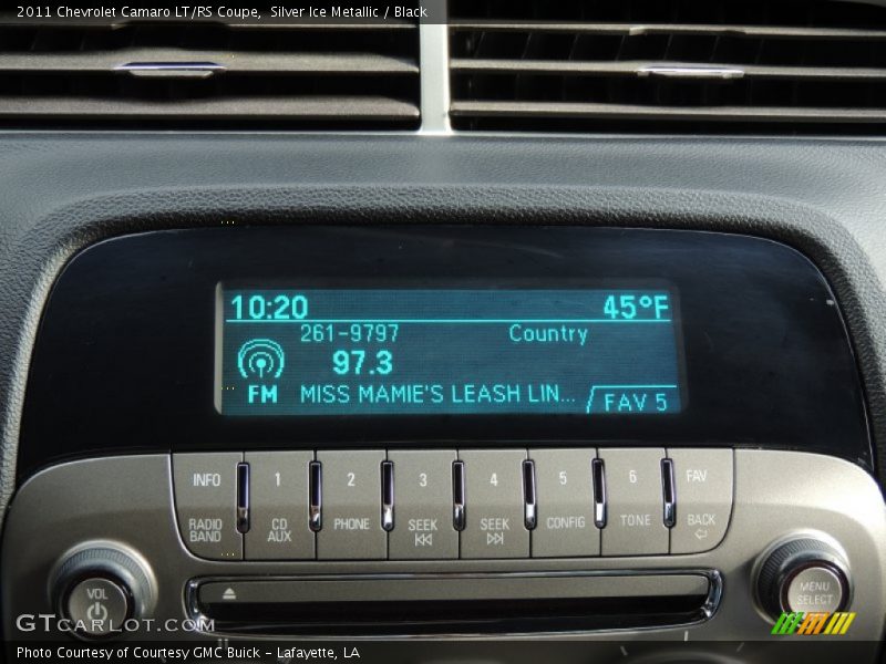 Silver Ice Metallic / Black 2011 Chevrolet Camaro LT/RS Coupe