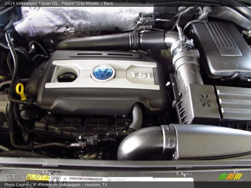 Pepper Gray Metallic / Black 2014 Volkswagen Tiguan SEL