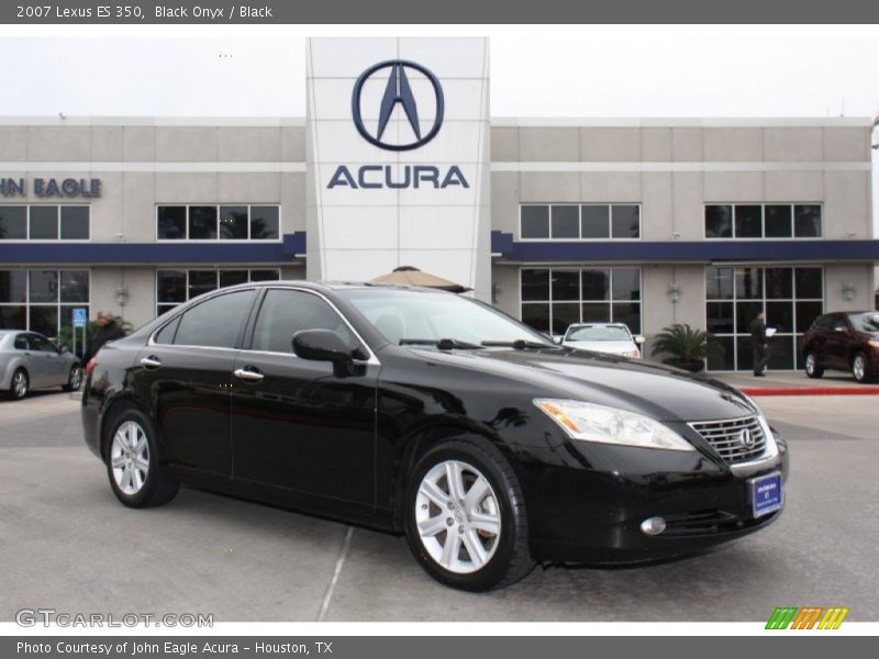Black Onyx / Black 2007 Lexus ES 350