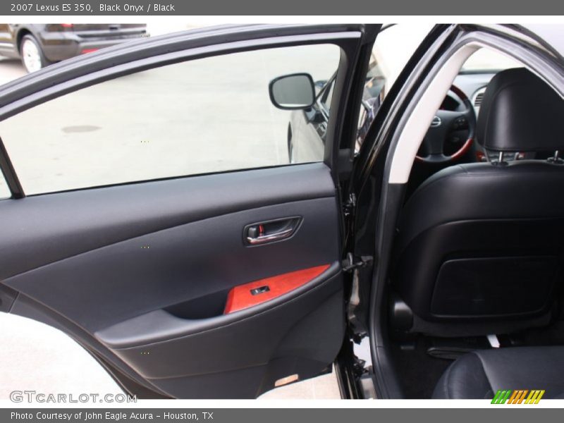 Black Onyx / Black 2007 Lexus ES 350