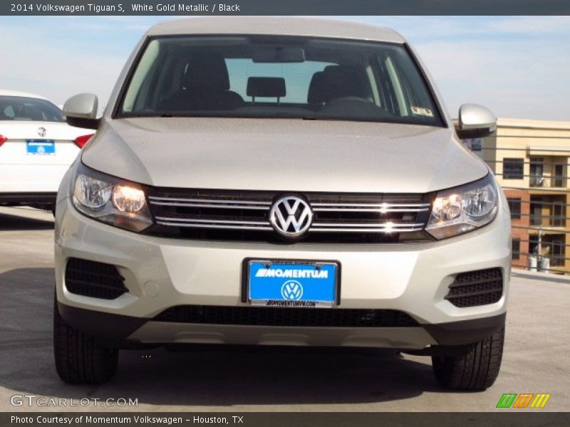 White Gold Metallic / Black 2014 Volkswagen Tiguan S