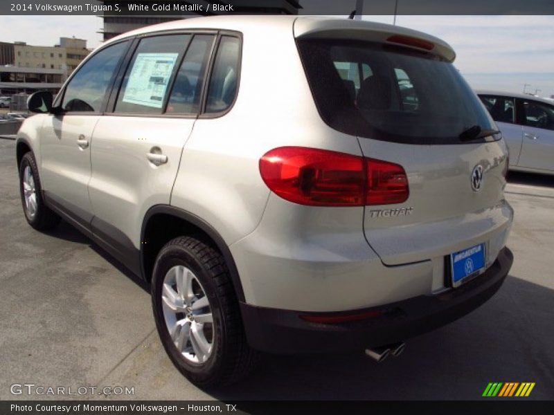 White Gold Metallic / Black 2014 Volkswagen Tiguan S