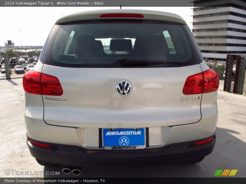 White Gold Metallic / Black 2014 Volkswagen Tiguan S