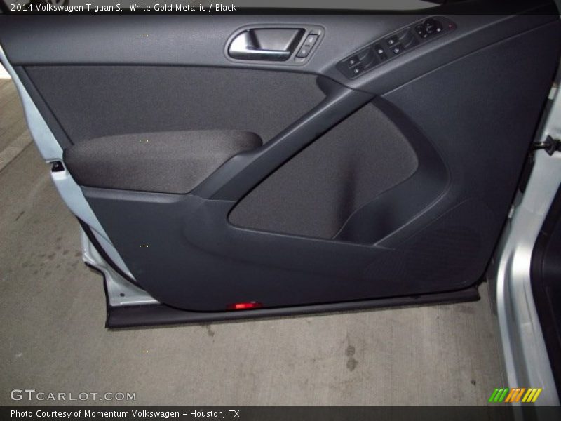 White Gold Metallic / Black 2014 Volkswagen Tiguan S