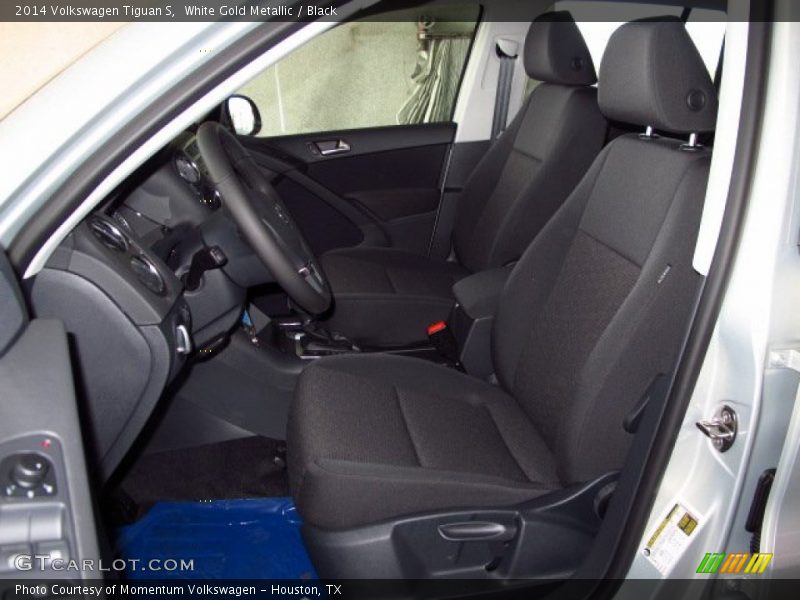 White Gold Metallic / Black 2014 Volkswagen Tiguan S