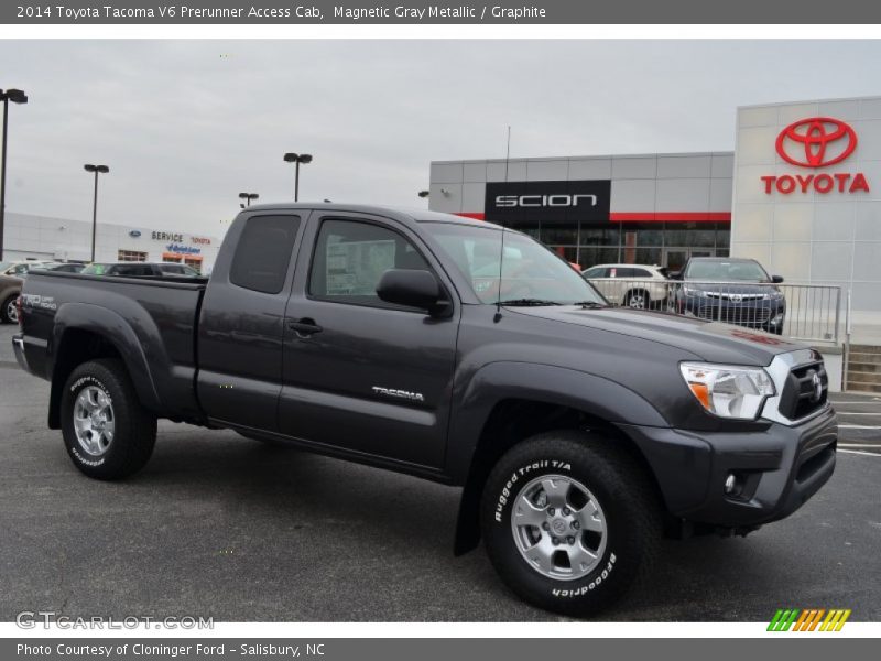 Magnetic Gray Metallic / Graphite 2014 Toyota Tacoma V6 Prerunner Access Cab