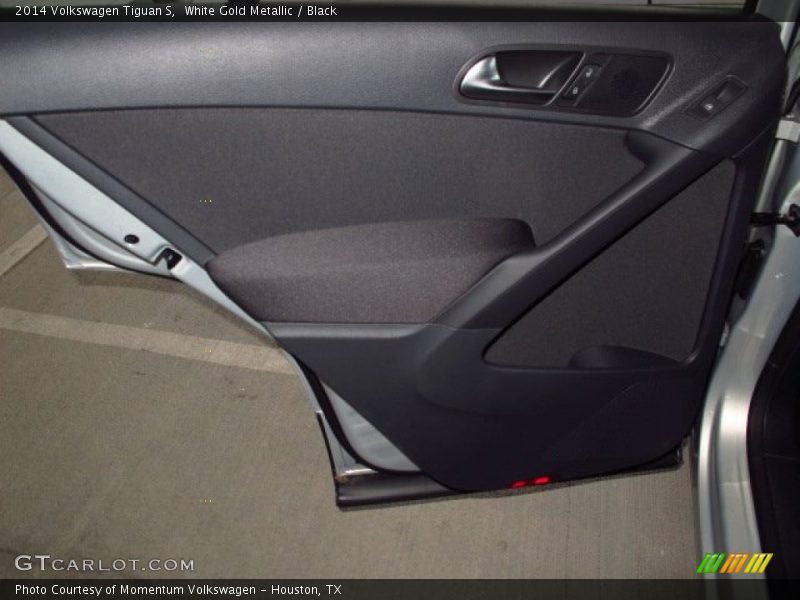 White Gold Metallic / Black 2014 Volkswagen Tiguan S