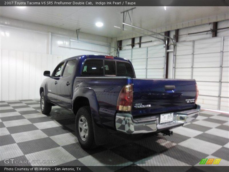 Indigo Ink Pearl / Taupe 2007 Toyota Tacoma V6 SR5 PreRunner Double Cab