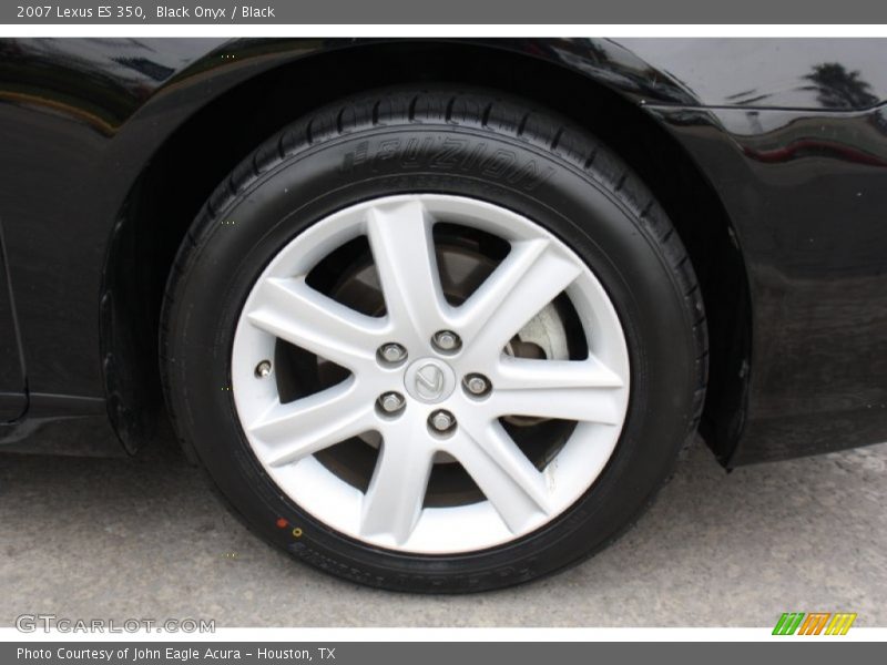 Black Onyx / Black 2007 Lexus ES 350