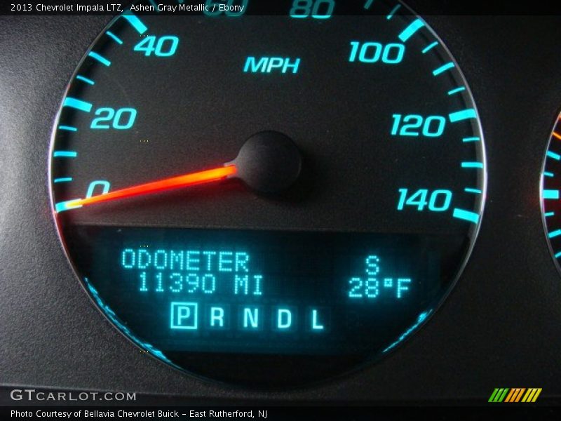 Ashen Gray Metallic / Ebony 2013 Chevrolet Impala LTZ