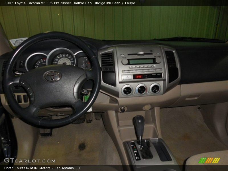 Indigo Ink Pearl / Taupe 2007 Toyota Tacoma V6 SR5 PreRunner Double Cab