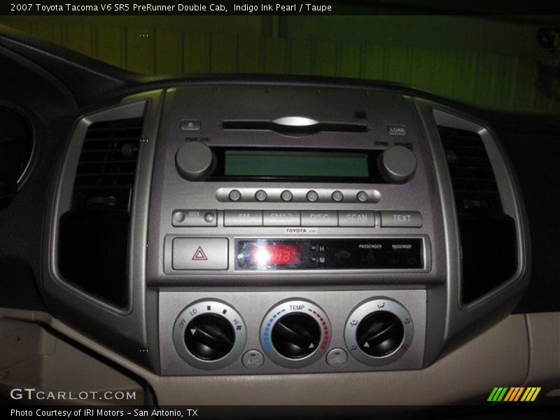 Indigo Ink Pearl / Taupe 2007 Toyota Tacoma V6 SR5 PreRunner Double Cab