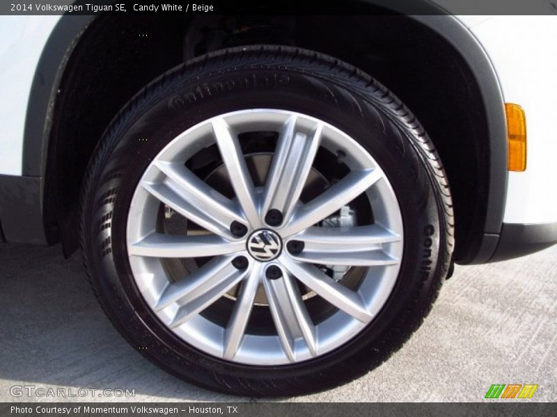 Candy White / Beige 2014 Volkswagen Tiguan SE
